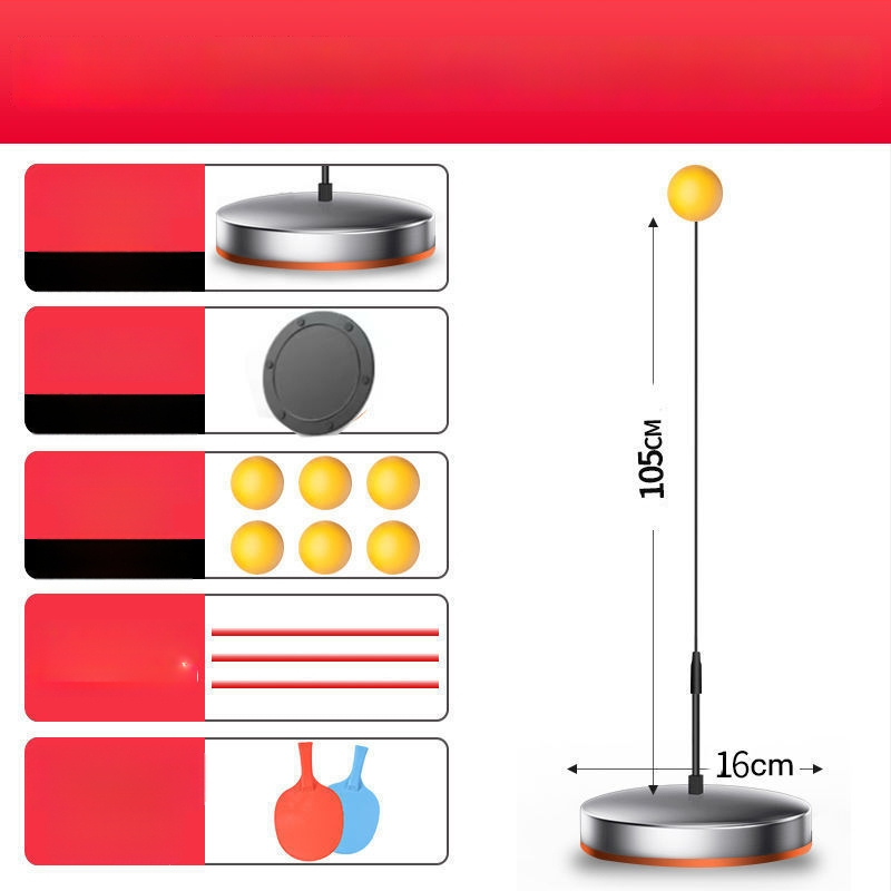 Sisemine lauatennise treener roostevabast terasest, õpilastele, iseseisev treeningseade, hariv mänguasi.