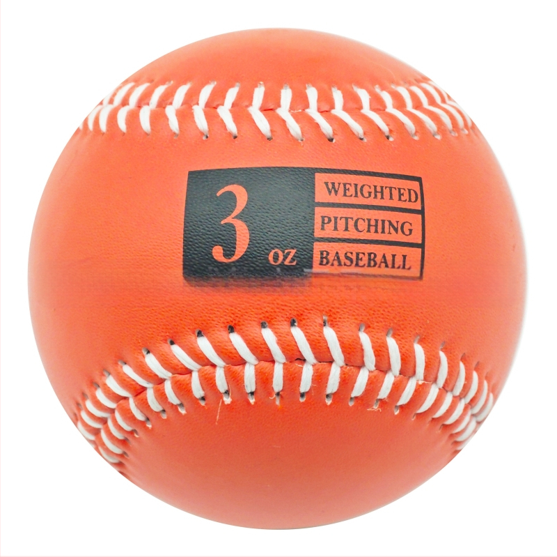 Težak trening baseball lopta – imitacijska koža, težina 3–12 oz, jezgro od korka s vlaknima vune, prilagodljiv logotip