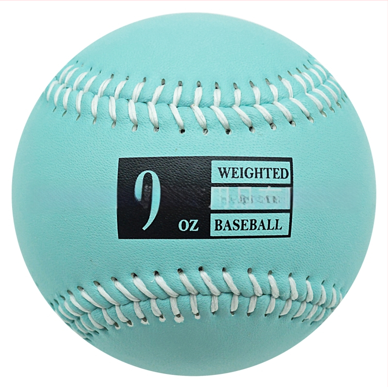 Težak trening baseball lopta – imitacijska koža, težina 3–12 oz, jezgro od korka s vlaknima vune, prilagodljiv logotip