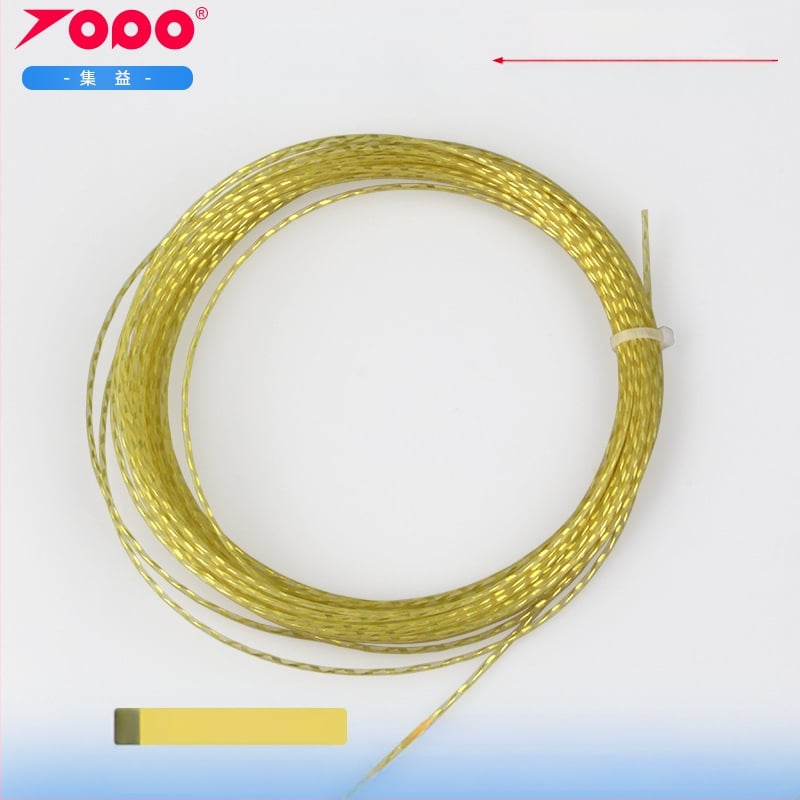 Polüesterist reketistringid, löögikindlad – tennisemänguks; bränd Collect Benefits; sobivad tennisemängule, lauatennisile ja badmintonile