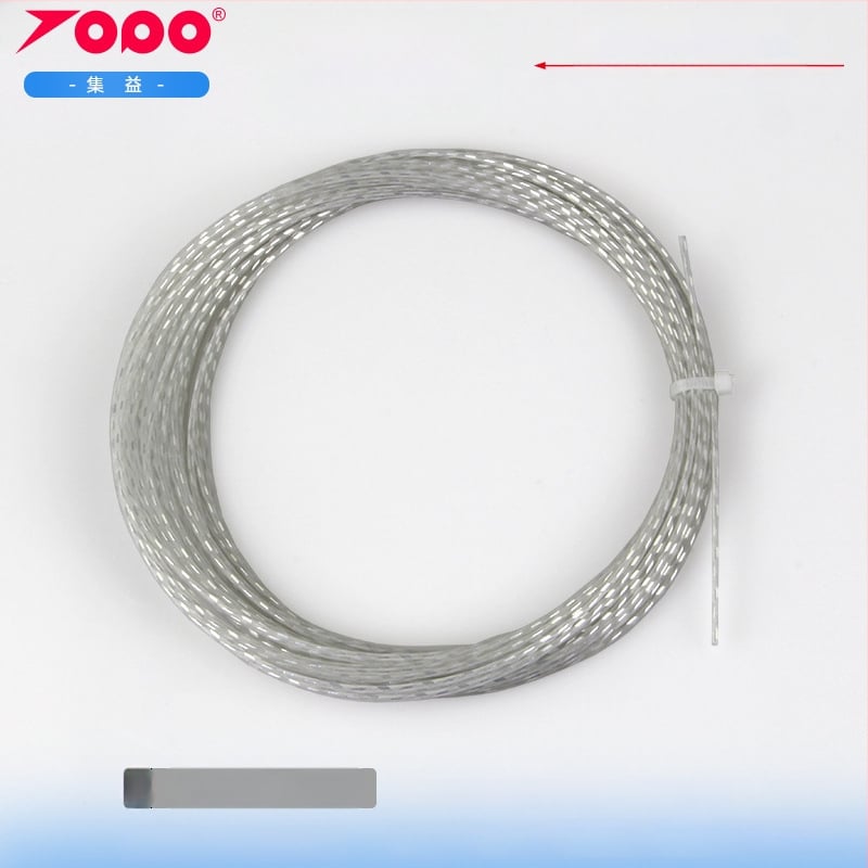 Polüesterist reketistringid, löögikindlad – tennisemänguks; bränd Collect Benefits; sobivad tennisemängule, lauatennisile ja badmintonile