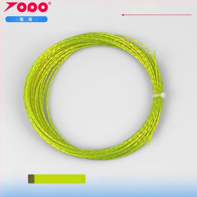 Polüesterist reketistringid, löögikindlad – tennisemänguks; bränd Collect Benefits; sobivad tennisemängule, lauatennisile ja badmintonile