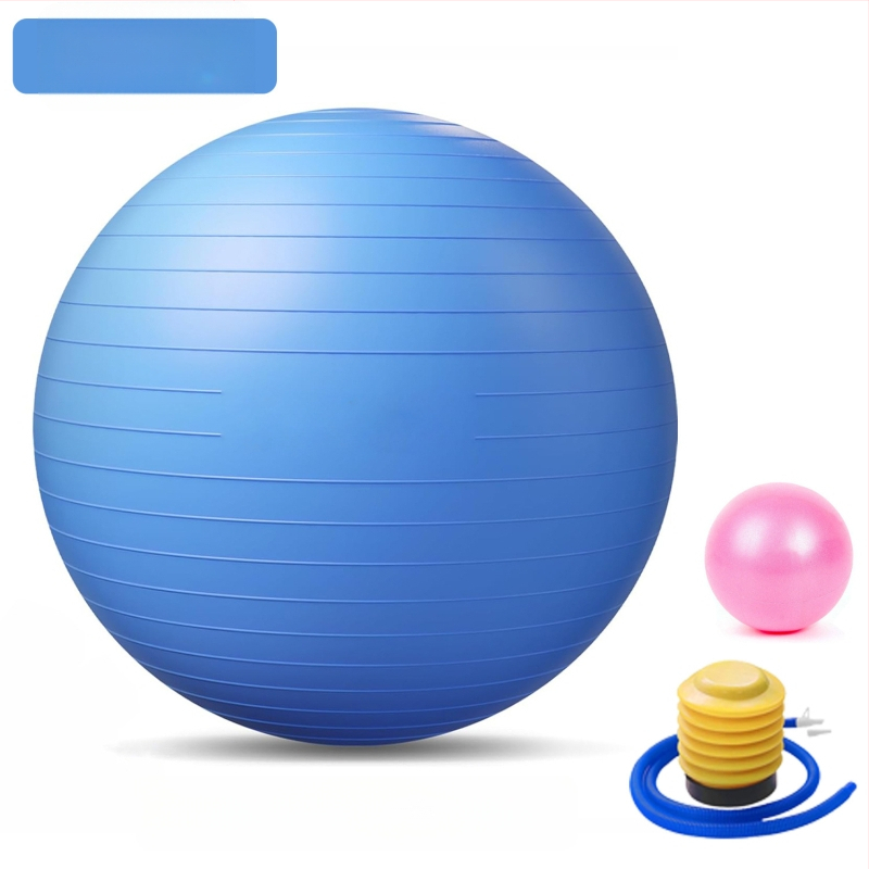 75 cm debela otporna na eksplozije joga lopta s mat završetkom, pilates lopta za oblikovanje tijela i istezanje mišića, ekološki PVC balon za rađanje