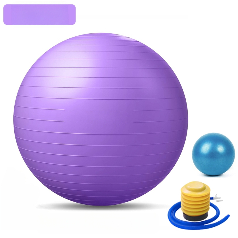 75 cm debela otporna na eksplozije joga lopta s mat završetkom, pilates lopta za oblikovanje tijela i istezanje mišića, ekološki PVC balon za rađanje