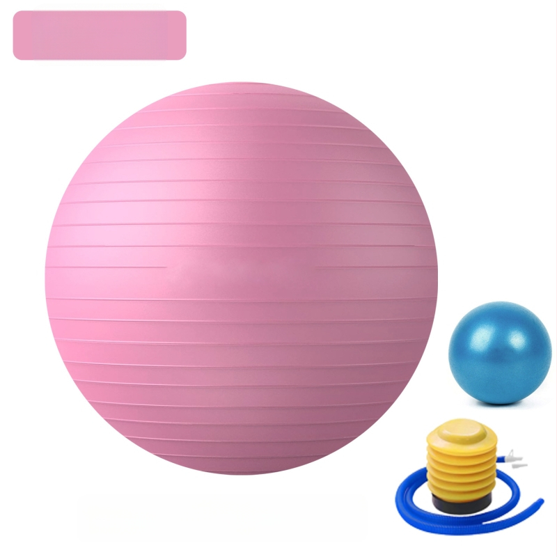 75 cm debela otporna na eksplozije joga lopta s mat završetkom, pilates lopta za oblikovanje tijela i istezanje mišića, ekološki PVC balon za rađanje