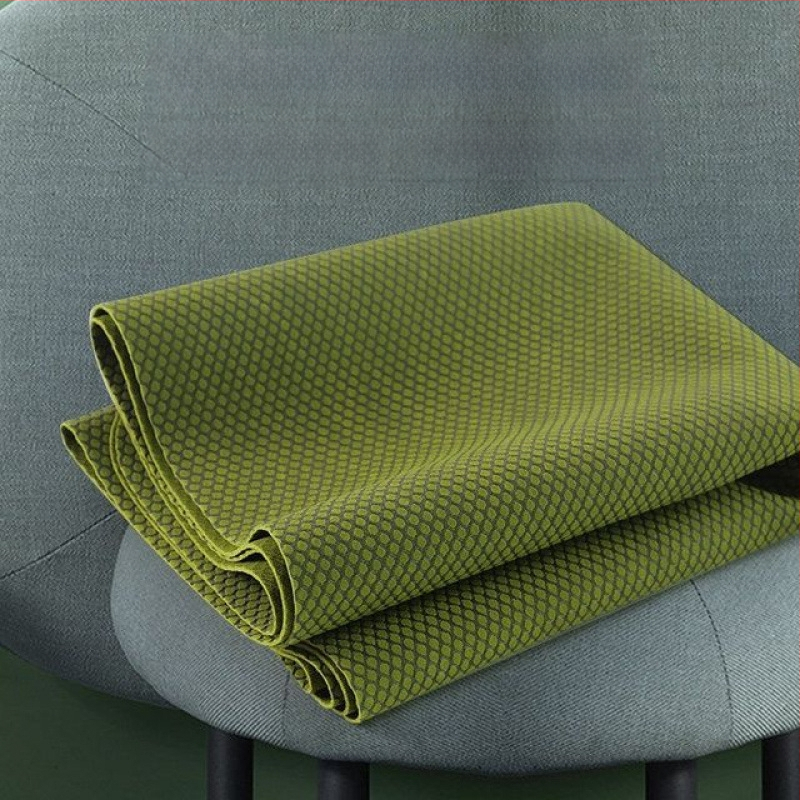 Jogas paklājs – dabīgā gumija, 6 mm, saliekams, vienkrāsains raksts