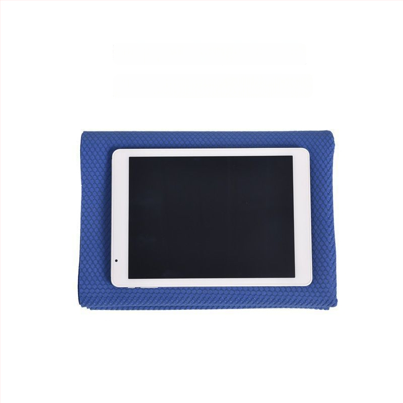 Jogas paklājs – dabīgā gumija, 6 mm, saliekams, vienkrāsains raksts