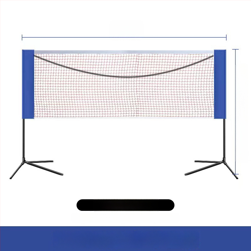 Badmintonivõrgu raam, kokkupandav ja kaasaskantav, Mingqi Sports bränd, kohandamine saadaval, sobib lauatennisile ja badmintonile, lubab privaatset kaubamärkki