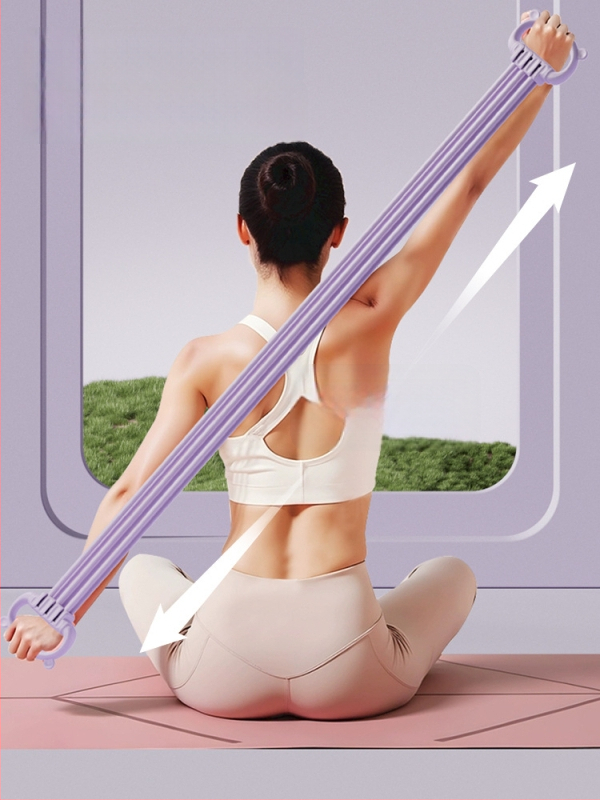 Kērame sprieguma trenētājs ar sešām saitēm, 8-formu dizains, regulējams spriegums, TPR materiāls