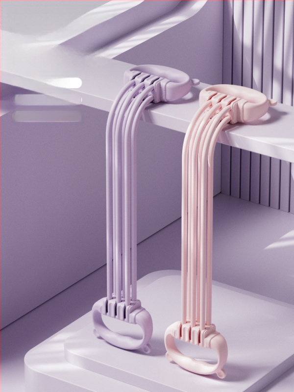 Kērame sprieguma trenētājs ar sešām saitēm, 8-formu dizains, regulējams spriegums, TPR materiāls