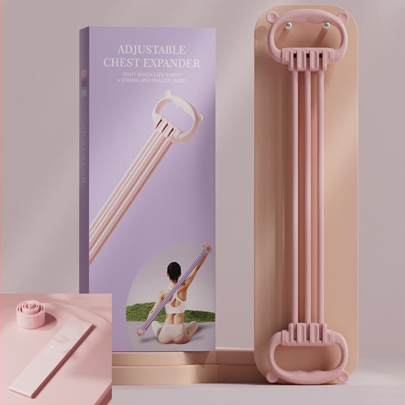 Kērame sprieguma trenētājs ar sešām saitēm, 8-formu dizains, regulējams spriegums, TPR materiāls