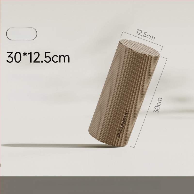 Ciets putu rolērs muguras un kāju masāžai — muskuļu relaksācija, jogas palīgs iesācējiem