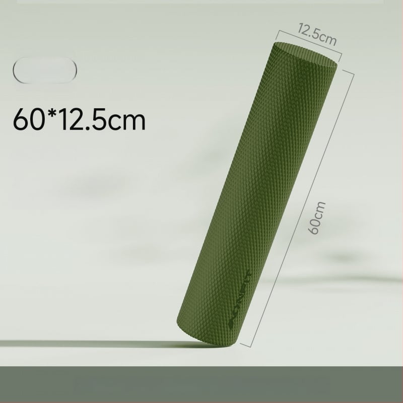 Ciets putu rolērs muguras un kāju masāžai — muskuļu relaksācija, jogas palīgs iesācējiem