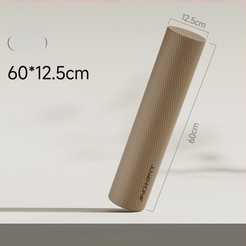 Ciets putu rolērs muguras un kāju masāžai — muskuļu relaksācija, jogas palīgs iesācējiem