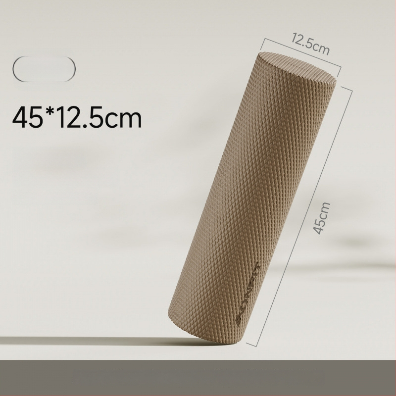 Ciets putu rolērs muguras un kāju masāžai — muskuļu relaksācija, jogas palīgs iesācējiem