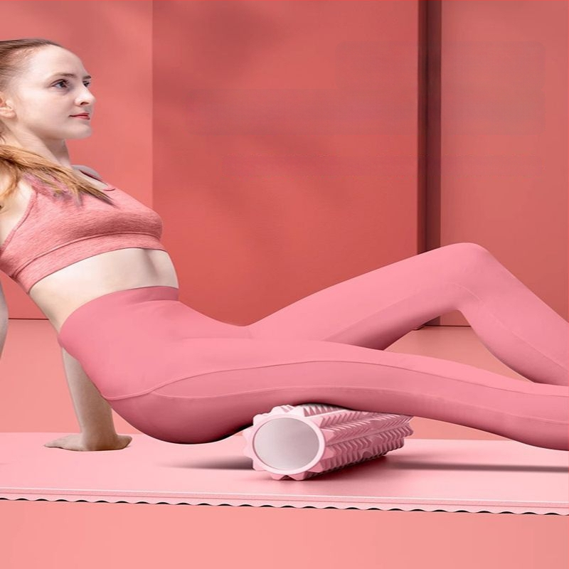 EVĀ putas masāžas rullis ar mēness formas dizainu — kāju muskuļu relaksācijas rullis, iesācēju jogas piederums, Xinyue zīmols