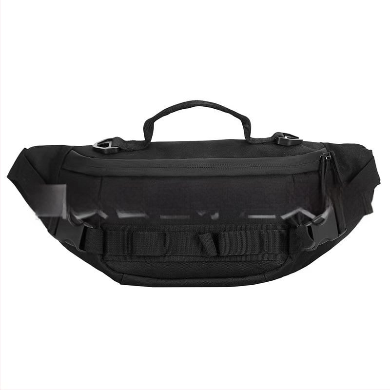 Jostas soma makšķerēšanai, ūdensizturīga, daudzfunkcionāla ar nodalījumiem ēsmām, makšķerēšanas līnijai un ekipējumam — materiāls: neilons