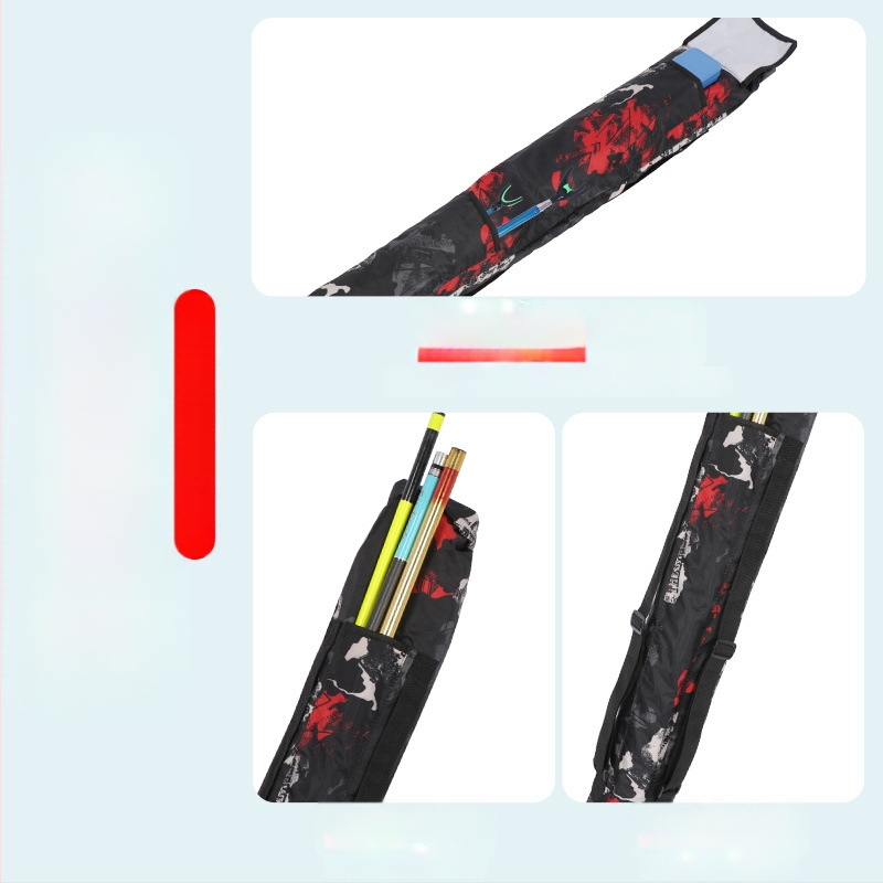 Plecu soma makšķerēšanas nūjai un lietussargam, PVC materiāls, saliekama un pārnēsājama