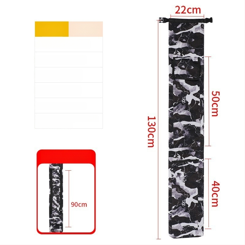 Plecu soma makšķerēšanas nūjai un lietussargam, PVC materiāls, saliekama un pārnēsājama