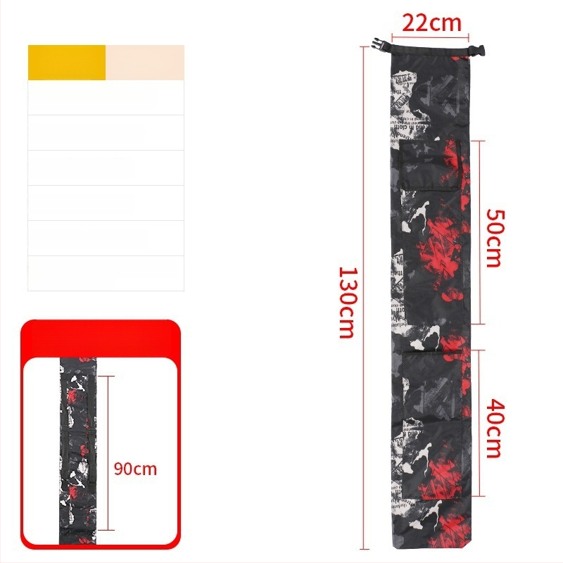 Plecu soma makšķerēšanas nūjai un lietussargam, PVC materiāls, saliekama un pārnēsājama