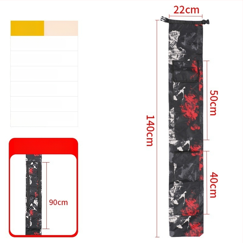 Plecu soma makšķerēšanas nūjai un lietussargam, PVC materiāls, saliekama un pārnēsājama