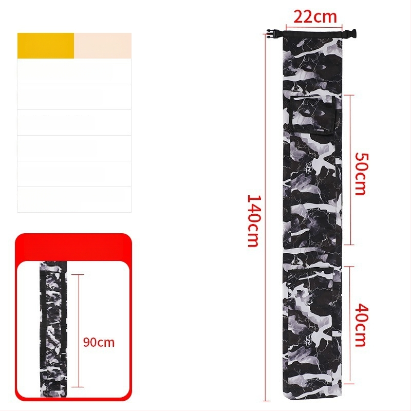 Plecu soma makšķerēšanas nūjai un lietussargam, PVC materiāls, saliekama un pārnēsājama