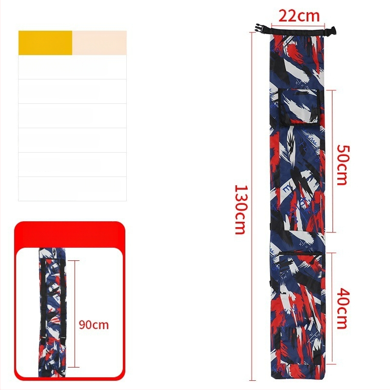 Plecu soma makšķerēšanas nūjai un lietussargam, PVC materiāls, saliekama un pārnēsājama