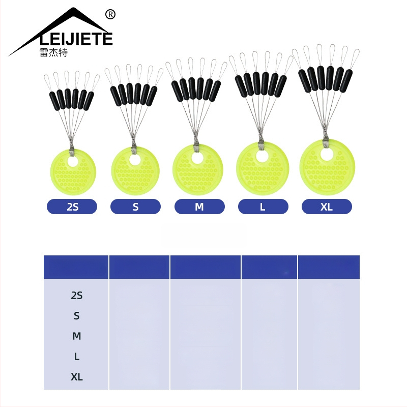 Gumijas cilindriskas krelles makšķerēšanai, 100 komplekti, augsta koncentrēšanās, makšķerēšanas piederumi