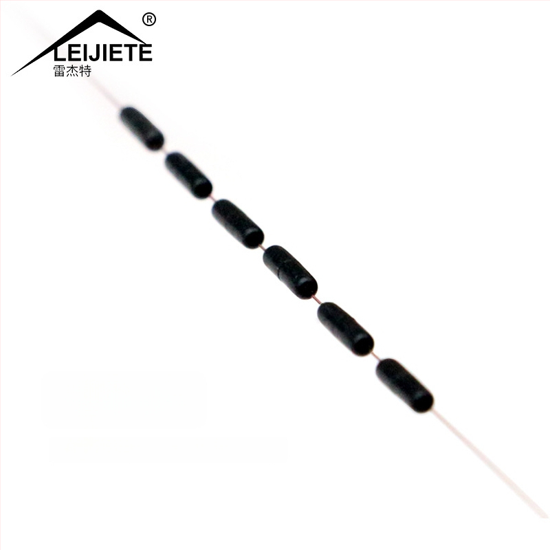 Gumijas cilindriskas krelles makšķerēšanai, 100 komplekti, augsta koncentrēšanās, makšķerēšanas piederumi