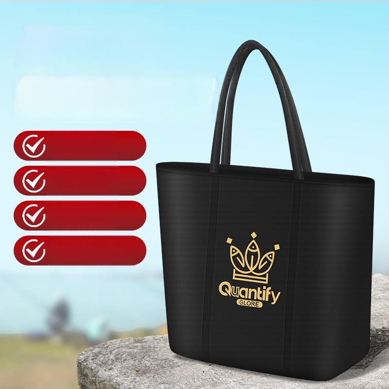 Zvejas piederumu uzglabāšanas soma — audums, ūdensnecaurlaidīga, salokāma, pārnēsājama