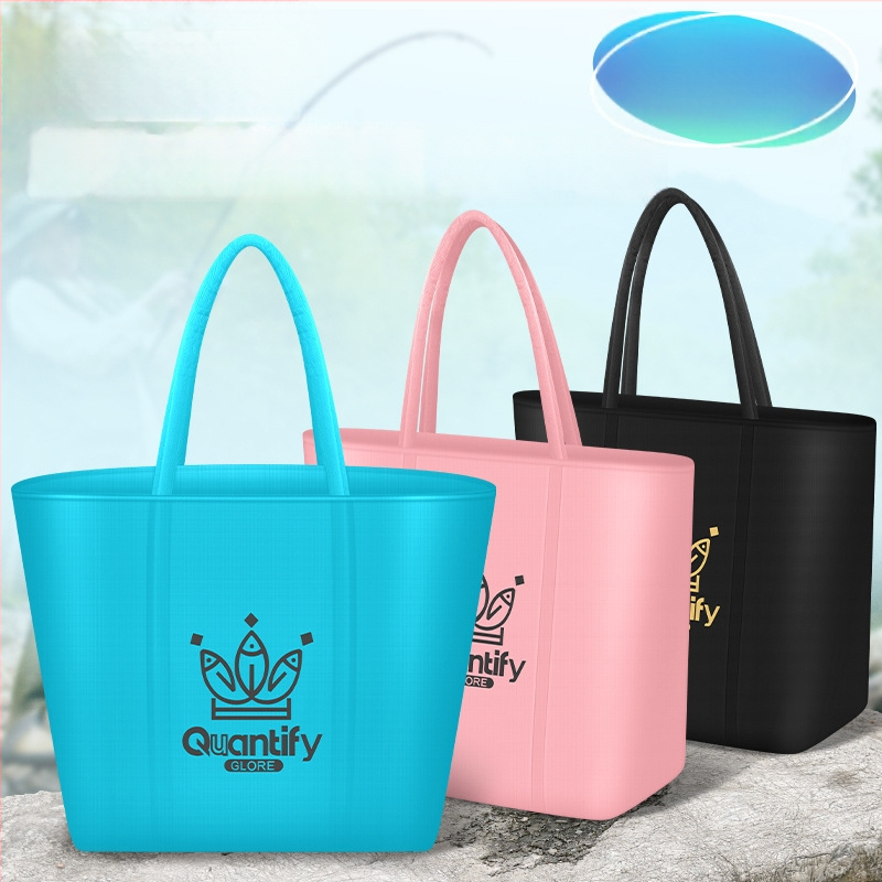 Zvejas piederumu uzglabāšanas soma — audums, ūdensnecaurlaidīga, salokāma, pārnēsājama