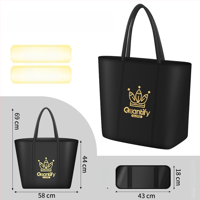 Zvejas piederumu uzglabāšanas soma — audums, ūdensnecaurlaidīga, salokāma, pārnēsājama