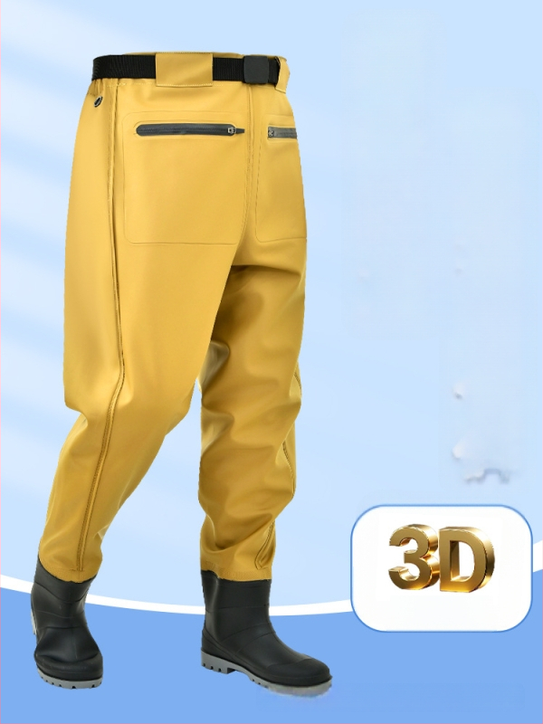 Žvejybos vandeni kombinezonos su liemens ilgio batų – lengvas, UV apsauga, vėjo atsparumas, dilimui atsparus, drėgmei atstumiantis audinys iš cheminių pluoštų vyriškiams