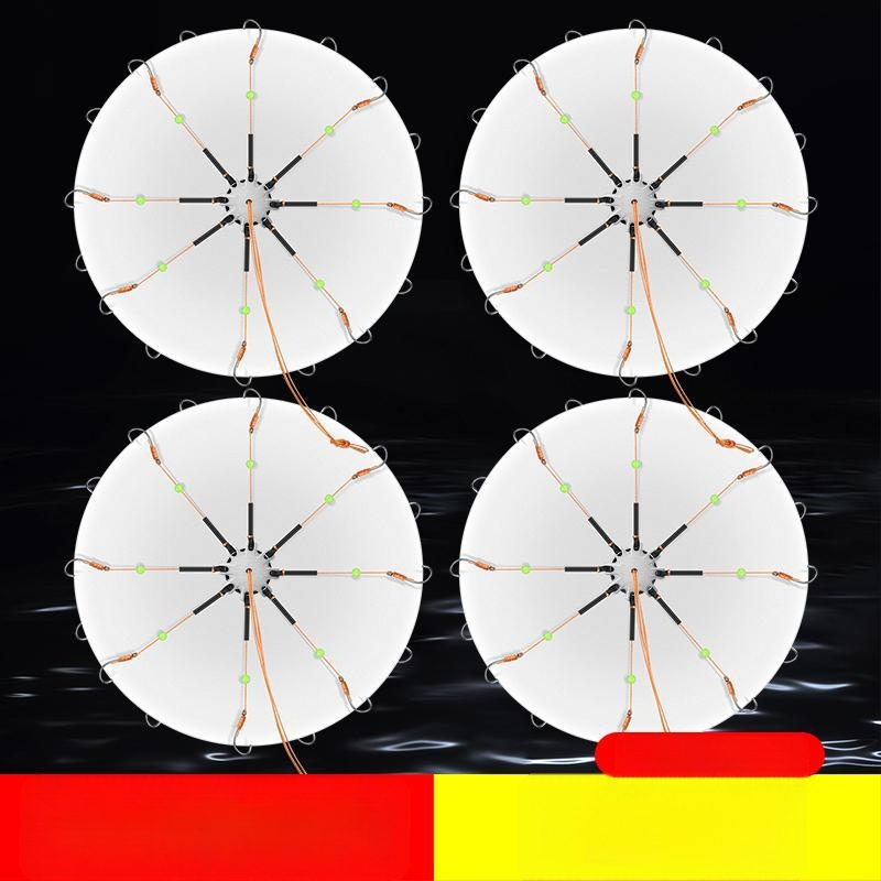 Eksplozīvo āķu komplekts ar bezrīkstošu astoņu zobu āķi un mīlšu klipu – Mengda (Zīmols: Mengda; Bezrīkstošs; Astoņi zobi; Piemērots zvejai okeānā, upēs un ezeros)