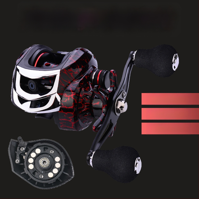 Golden Gun King Waterdrop makara baitcasting, gari metieni, saderīga ar mikro mānekļiem