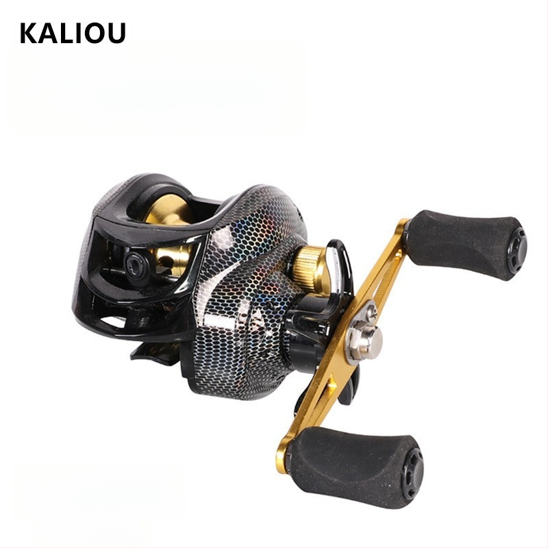 Golden Gun King Waterdrop makara baitcasting, gari metieni, saderīga ar mikro mānekļiem