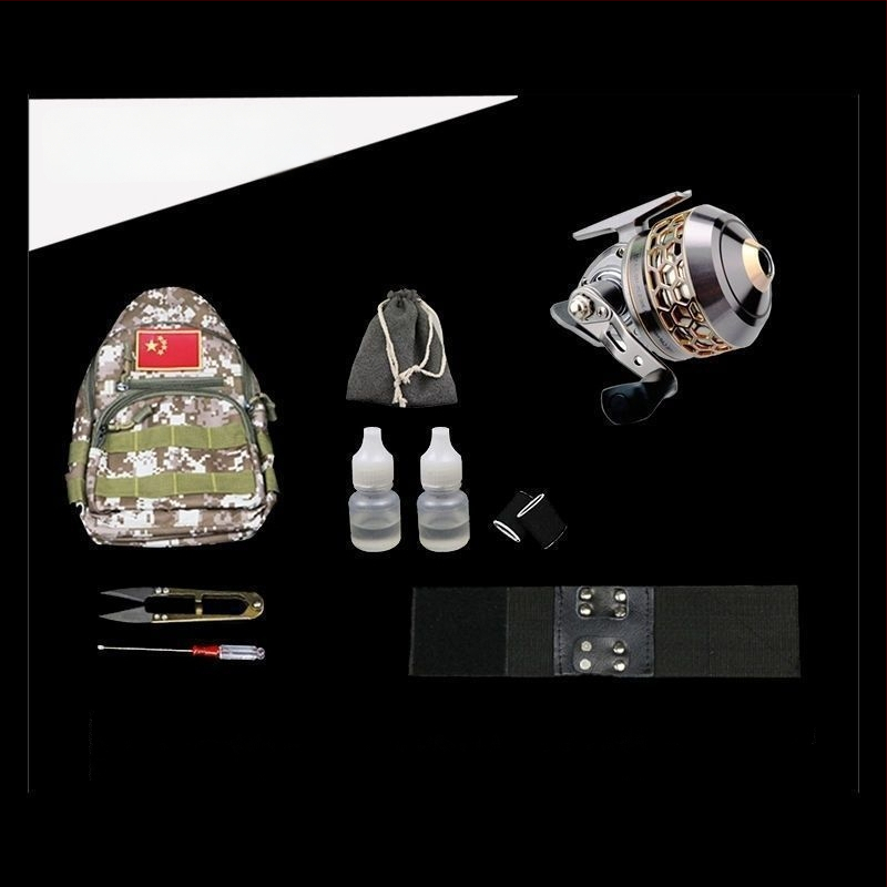 Spininga makšķeres ruļļa — modelis FY40, metaliska konstrukcija, Peak Whisperer