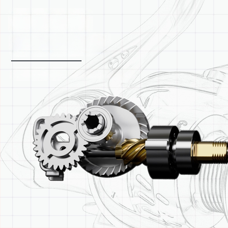 Pilnmetāla spinning spole makšķerēšanai, iepakojums 40 gab., piemērots privātai zīmei