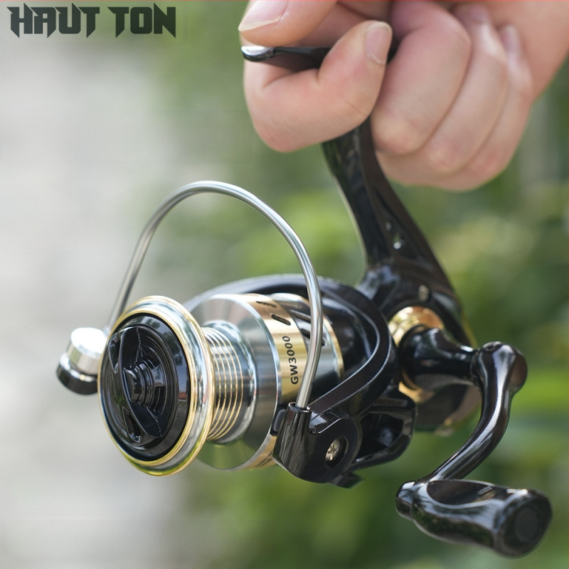 Pilnmetāla spinning spole makšķerēšanai, iepakojums 40 gab., piemērots privātai zīmei