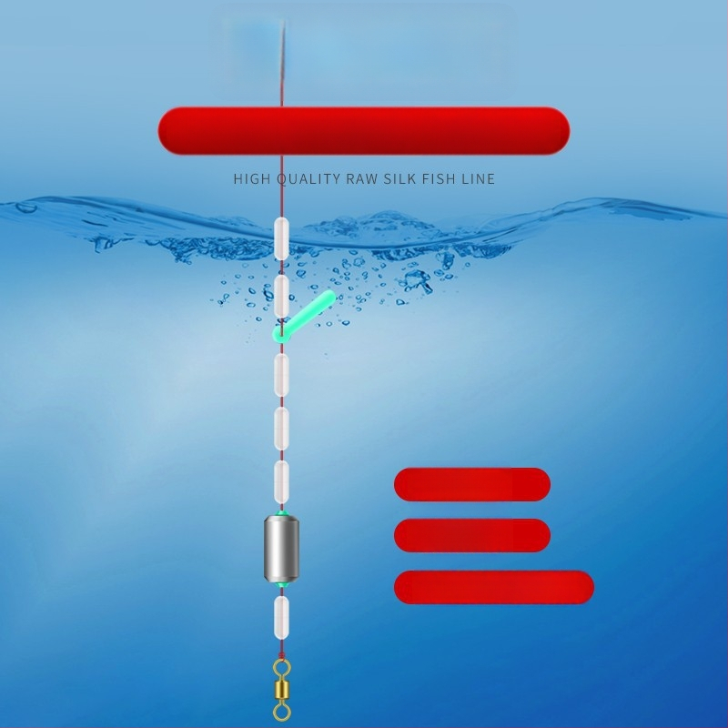 Apakšlīnijas komplekts ar pievienotu galveno līniju, neilona līnija karpiem, ārkārtīgi izturīgs vilkmes spēks