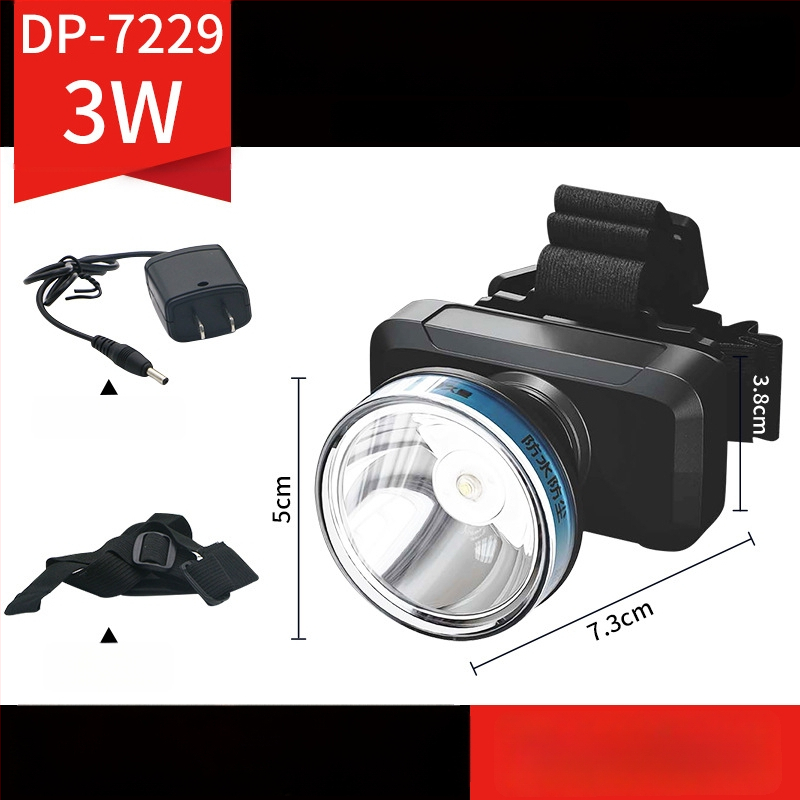 Frontala LED reîncărcabilă pentru exterior – rază 100–200 m, autonomie 5–9 ore