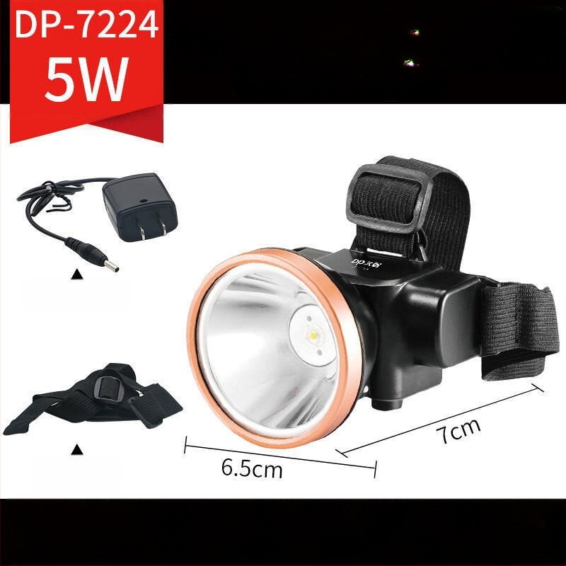 Frontala LED reîncărcabilă pentru exterior – rază 100–200 m, autonomie 5–9 ore