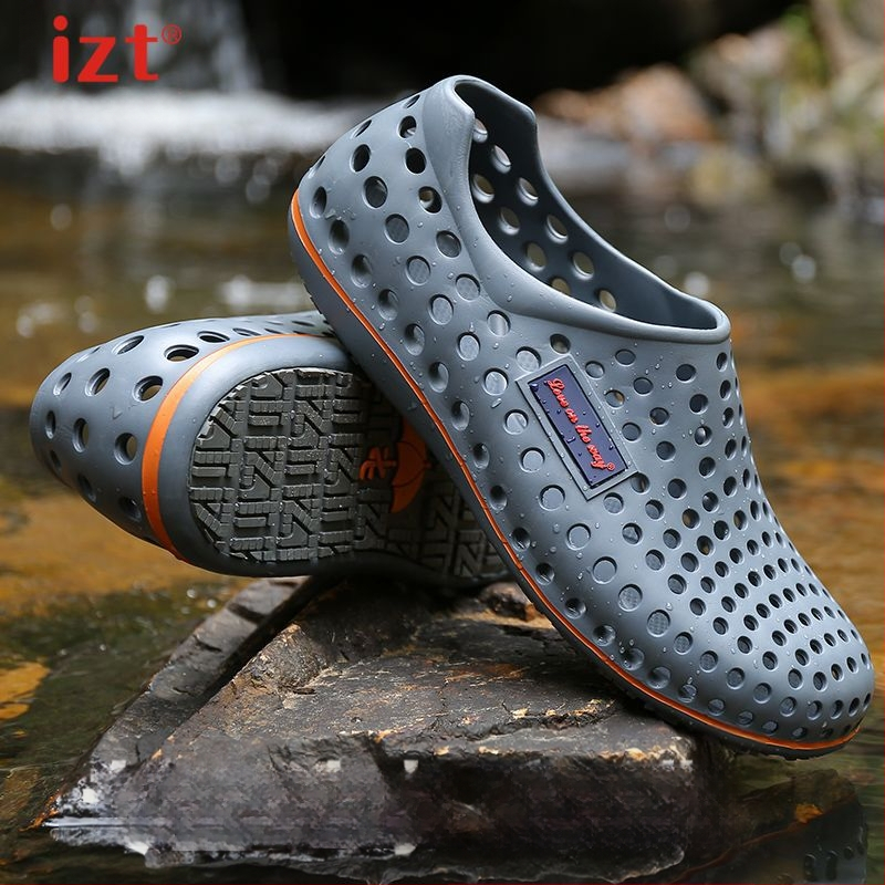 Vīriešu sandales ar gumijas zoli, EVA augšpuse, elpojošas, neslīdošas, izturīgas pret nodilumu