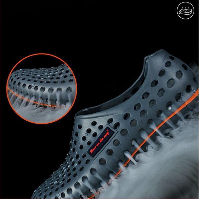 Vīriešu sandales ar gumijas zoli, EVA augšpuse, elpojošas, neslīdošas, izturīgas pret nodilumu