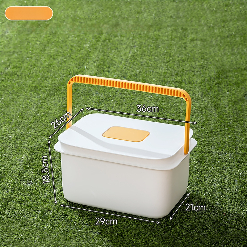 Kvadrātveida āra makšķerēšanas spainis ar rokturi, plastmasas ūdens uzglabāšanas spainis, piemērots ceļojumiem un mājas makšķerēšanai
