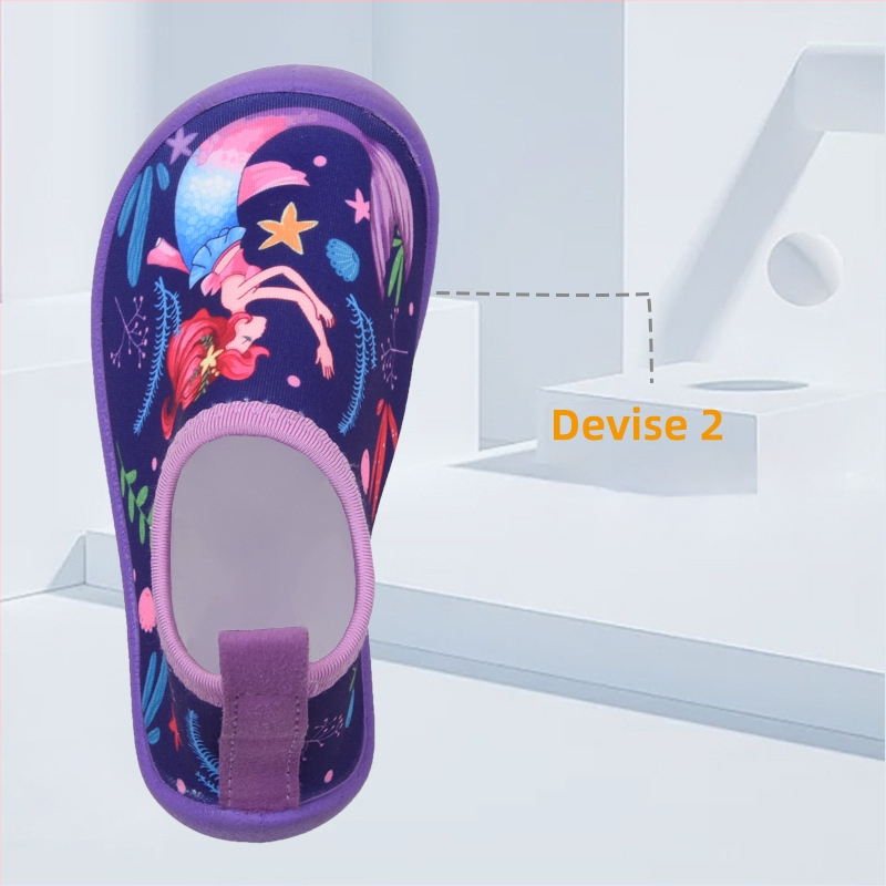 Vaikų vandens bateliai vandens parkams, žemas viršus, TPR padas, TPR vidpadis, tinklinis įdėklas