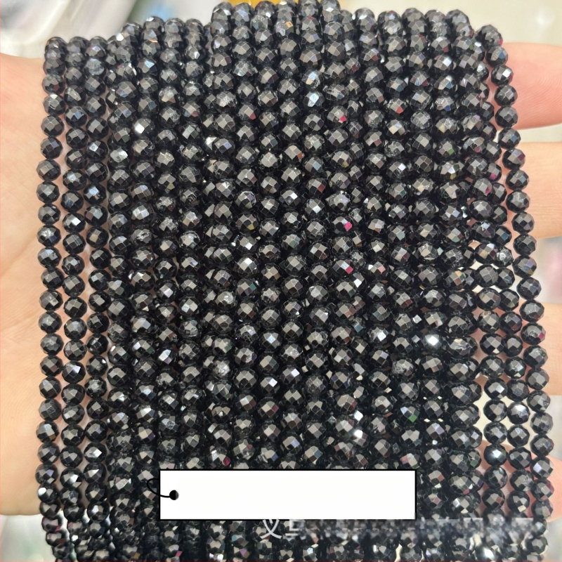 DIY ékszer gyöngyök turmalinból — természetes turmalin sorozat, vágás, csiszolás, polírozás, prémium stílus