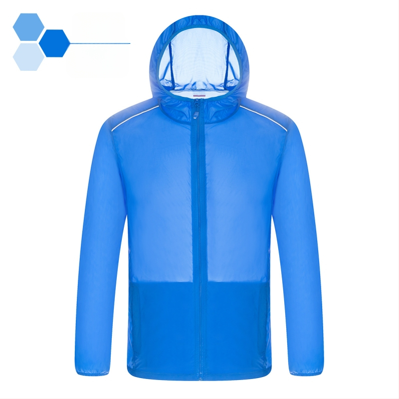 Ārējā vēja izturīgā jaka no neilona, ūdensizturīga, UPF15