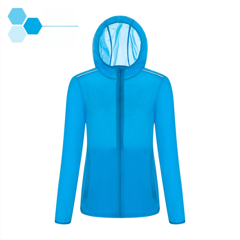 Ārējā vēja izturīgā jaka no neilona, ūdensizturīga, UPF15