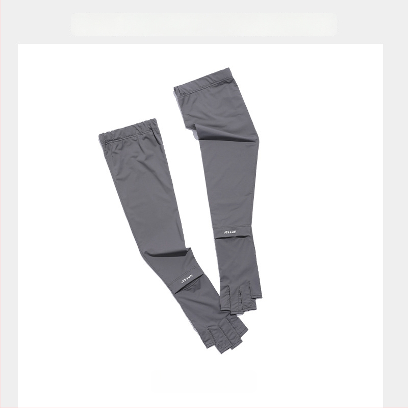 UV apsaugos pirštinės - puspiršto dizainas, kvėpuojančios iš ledinio šilko, greitai džiūsta, neslystančios, su jutikliniu ekranu suderinamos